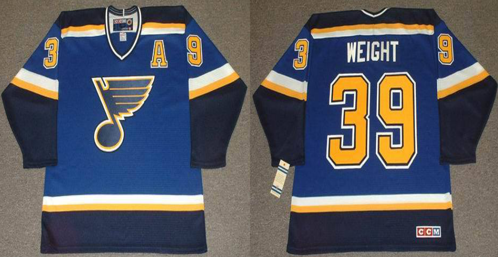 2019 Men St.Louis Blues #39 Weight blue CCM NHL jerseys->st.louis blues->NHL Jersey